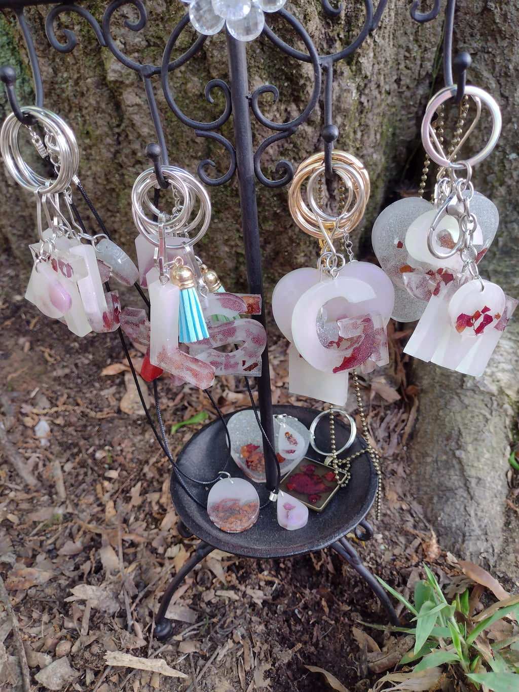 Resin memorial keepsakes