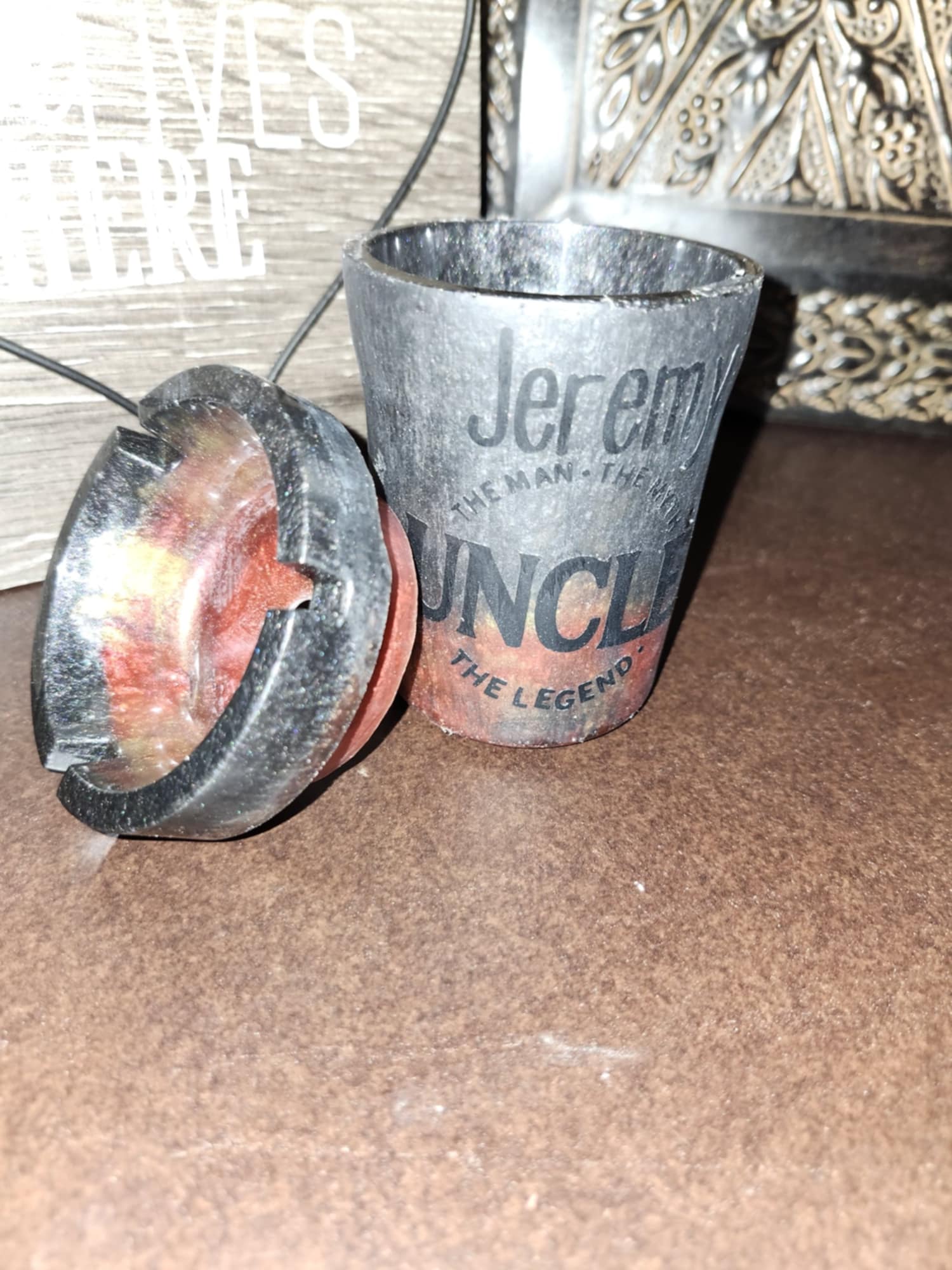 Resin car ashtrays